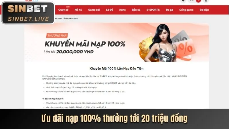 Hoàn trả đặc biệt khi chơi trên app